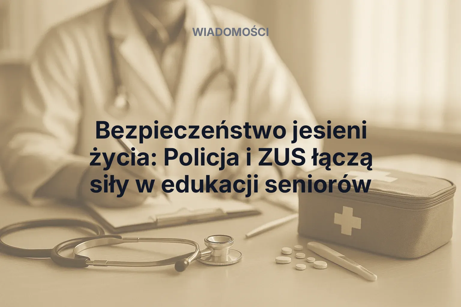 Artykuł: Bezpieczeństwo jesieni życia: Policja i ZUS łączą siły w edukacji seniorów